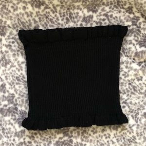 Pretty little thing ruffle stretch tube top